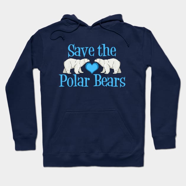 Save the Polar Bears Hoodie by epiclovedesigns